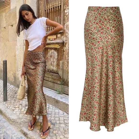 Realisation Par Dresses & Skirts - SOLD • NWT Realisation Par Joni Skirt in Dahlia